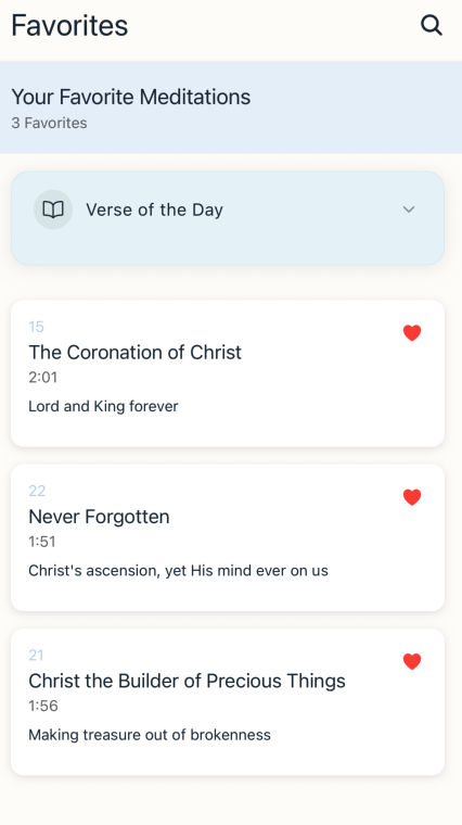 Meditations On Christ Screenshot
